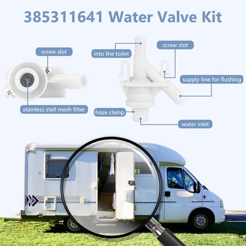 Toilet water valves kit - toilet,
