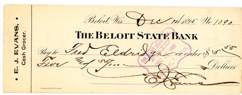 1895 beloit state bank - 1895,