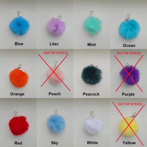 Pom keyring bag charm - pom,