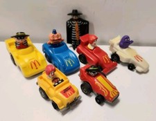 6 Mcdonalds Toys Turbo Macs
