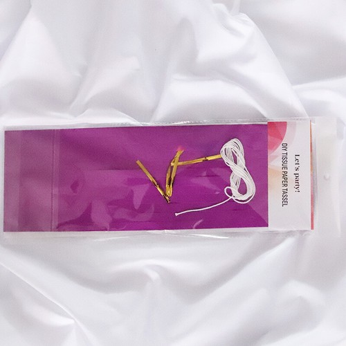 5pcs tassels paper foil - tassels,