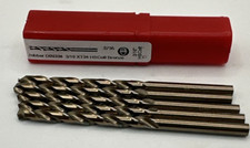 Cleveland 3735 3/16" XT34 HSCo8 Bronze Jobber Drills x 5