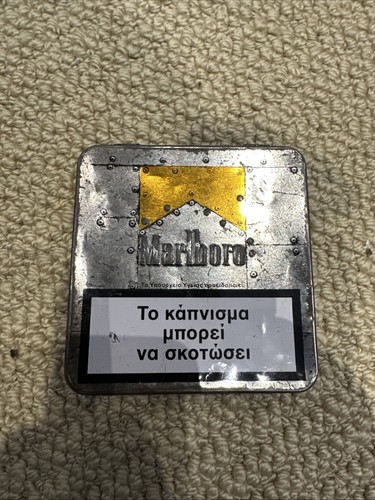 Marlboro cigarette tin - marlboro,