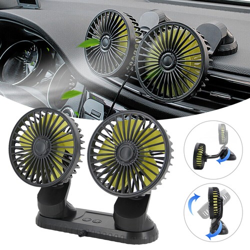 Usb powered car fan - car, dual