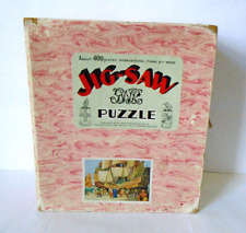 1930`s Chad Valley GWR Plywood Jigsaw - Drake Goes West - 1 Piece Missing