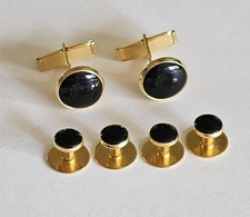 Vintage Gold Tone Cufflinks &