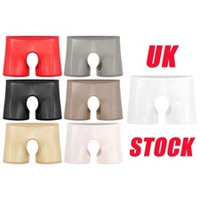 UK Men Glossy Silky Boxer
