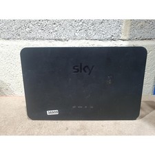 Sky SR203 Broadband Router Black Wireless Dual-Band 4-Ethernet Ports w/ Adapter