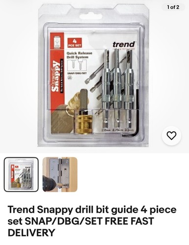 Trend snappy drill bit guide - drill,