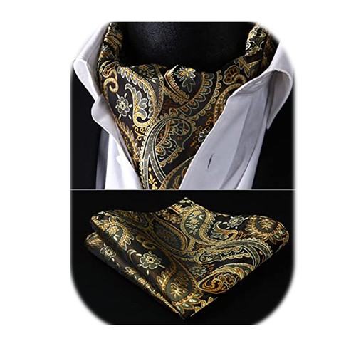 Cravat for men silk paisley - cravat,