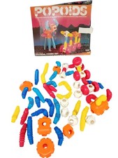 POPOIDS Colossal Cosmic Set Vintage TOMY Construction Toy With Original Box