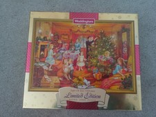 Waddingtons "Nearly Christmas" Jigsaw Puzzle 1995 Double Sided Ltd Edit 1000 Pcs