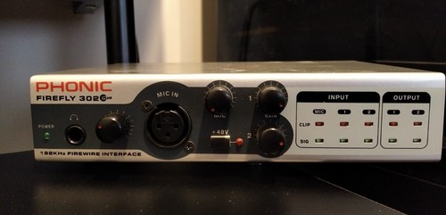 Phonic firefly 302 firewire - phonic,
