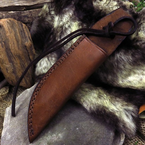 Knife sheath leather belt - knife,