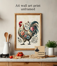 Shabby Chic, Chicken, Wall