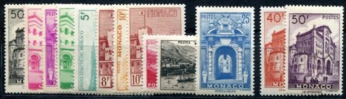 Monaco 1949 381 393 mnh - 381-393,