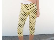 Zara POLKA DOT CAPRI TROUSERS