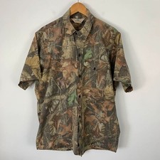 Vintage RedHead Woodland Camo Shirt 2XL? Short Sleeve Advantage Timber Realtree