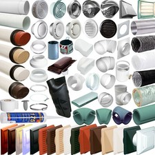 100mm plastic round ducting - plastic,