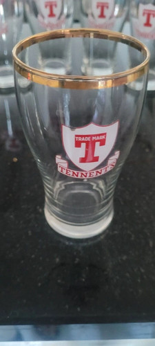 Tennent glass half - tennent's, pint