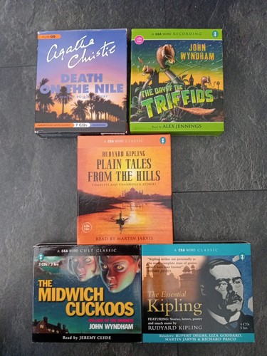 Talking book joblot x5 - talking,