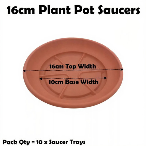 Plant pot saucer 16cm drip - pot,