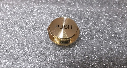 Original push gold button - gold,