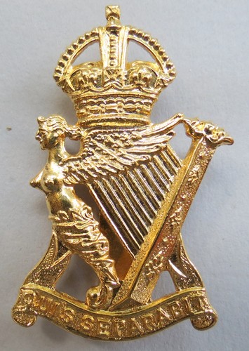 Military brass cap badge royal - cap,