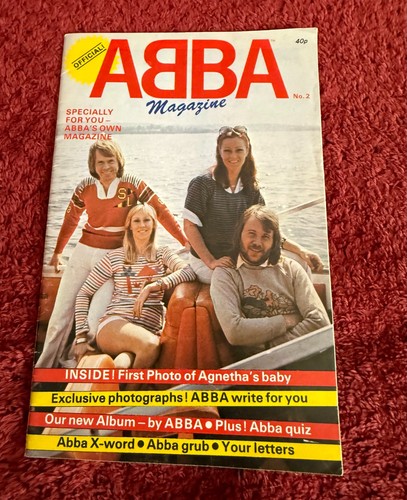 Rare vintage abba - abba, magazine