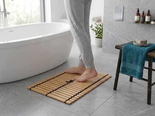 Wooden bamboo non slip - non,