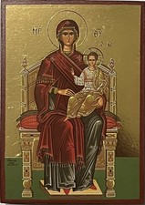 Virgin mary icon - virgin, panagia