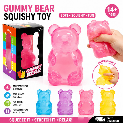 Schylling needoh gummy - needoh, bear