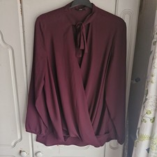 George Plus Size 24 burgundy