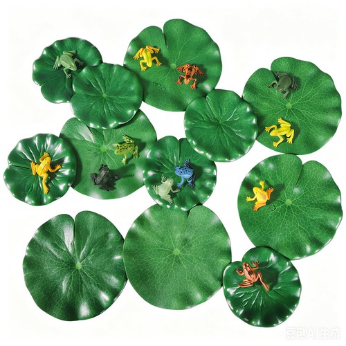 24pcs lily pads and plastic - lily,