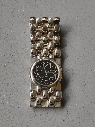 Vintage quartz watch with - vintage,