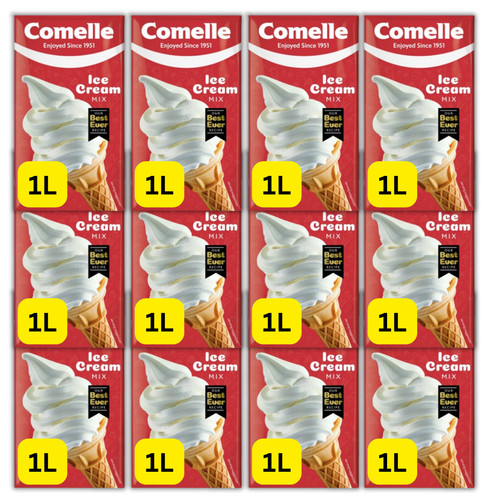 Comelle ice cream mix - ice, case