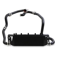 BLACK ALLOY FRONT MOUNT INTERCOOLER FMIC FOR SUBARU IMPREZA GDA WRX STI 02-06