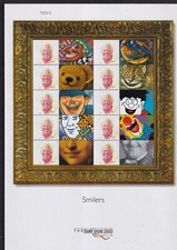 GB Smiler - LS1b-The Stamp Show + customised picture of Doctor "Tom Baker"-MNH