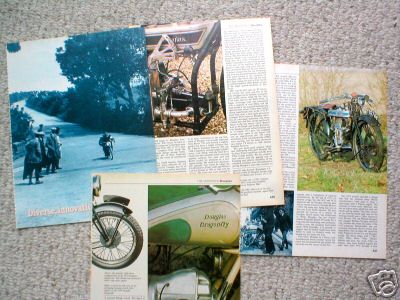 Vintage douglas motorcycle - douglas,
