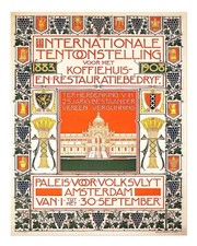 Vintage exhibition wall art