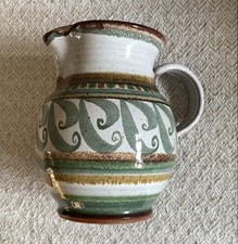 CHRIS AND KATE CHARMAN GODSHILL STUDIO POTTERY JUG - 1980s