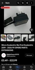 Micro Scalextric Mains Powered
