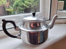 Small Vintage Tower Aluminium Teapot 900ml volume