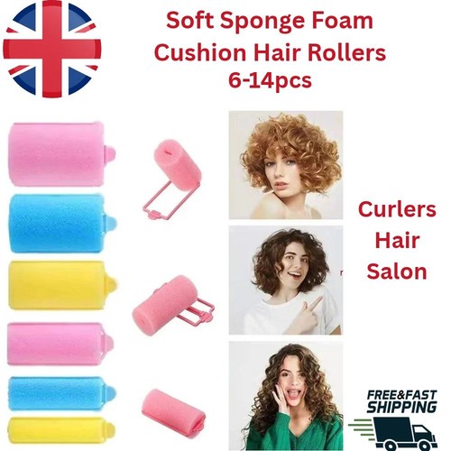 Foam hair rollers - hair, sponge