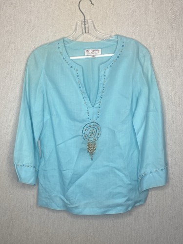 Rene derhy tunic top beaded - rene,