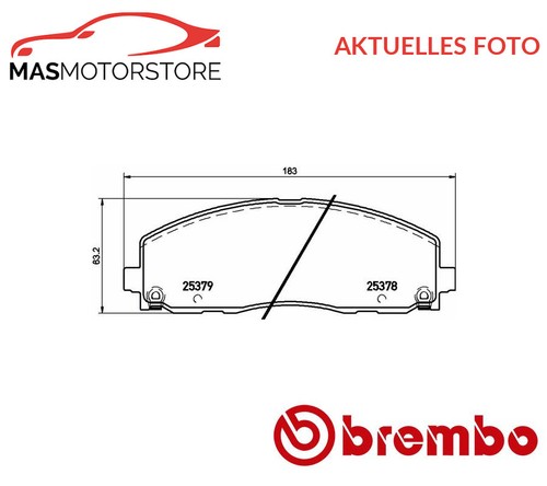 Set brake pads brake pads
