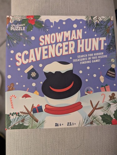 Snowman scavenger hunt - snowman, ~