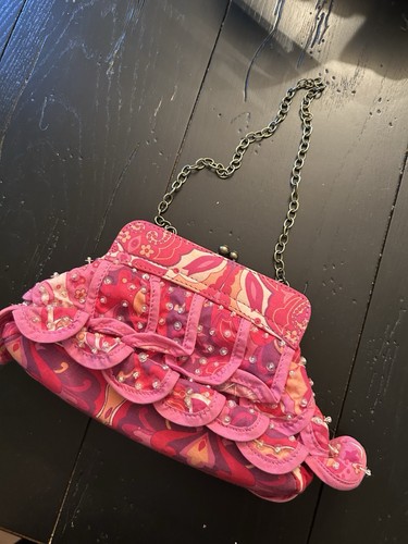 Vintage gap pink beaded - pink, hand