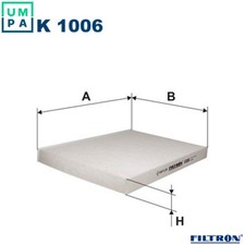 FILTER CABIN AIR K 1006 FOR