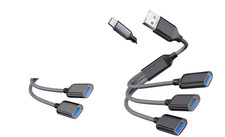 USB Splitter 2-3 Port, Type C